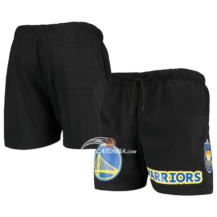 Pantaloncini Golden State Warriors Pro Standard Mesh Capsule Nero